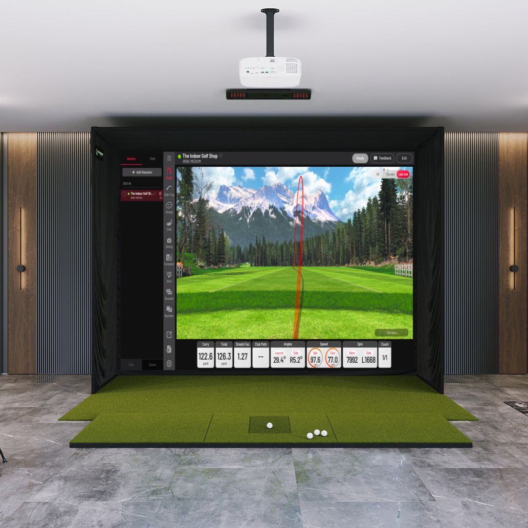 Uneekor EYE XO2 SIG12 Golf Simulator Package