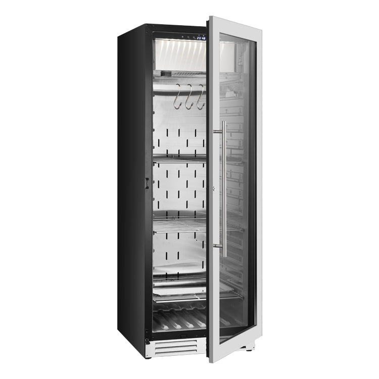 KingsBottle Glass Door Home and Commercial Upright Steak Ager Refrigerator ( KBU180SA)