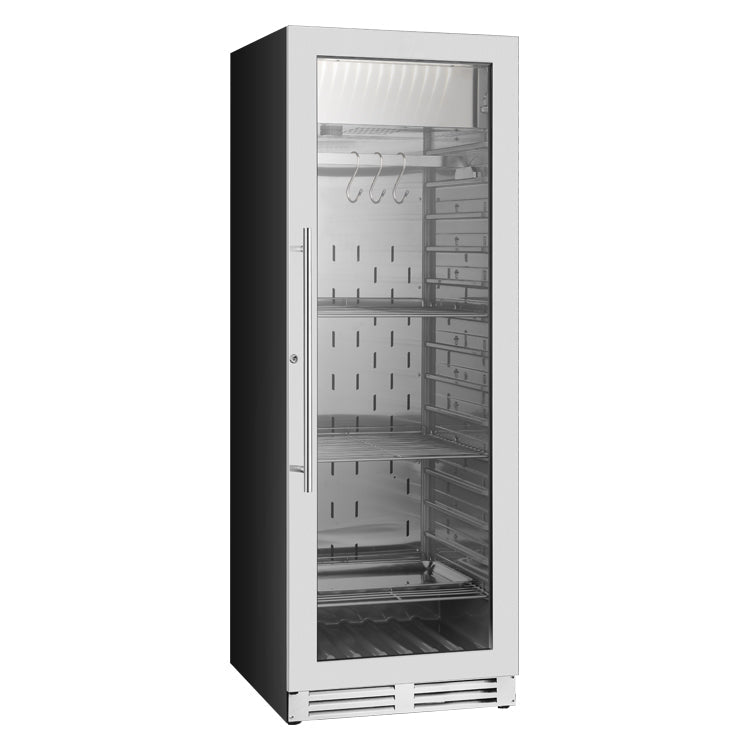 KingsBottle Glass Door Home and Commercial Upright Steak Ager Refrigerator ( KBU180SA)