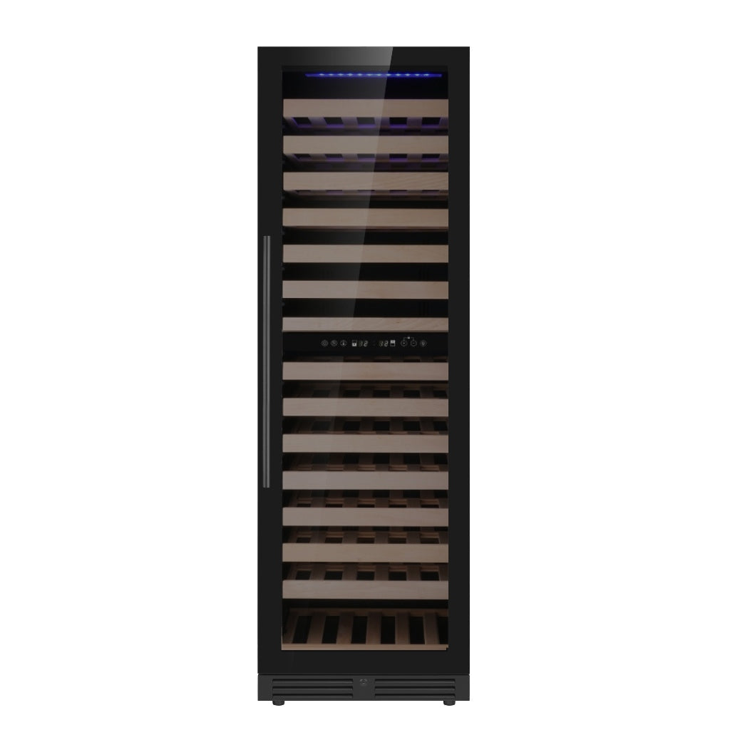 KingsBottle Dual Zone Upright Low-E Glass Door Large Wine Cooler (KBU425DX)