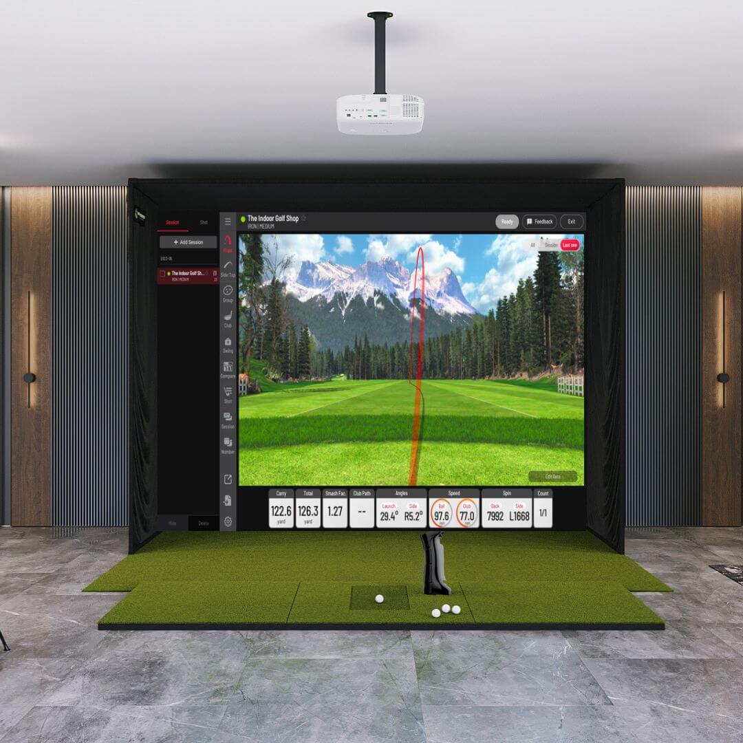 Uneekor EYE MINI SIG12 Golf Simulator Package